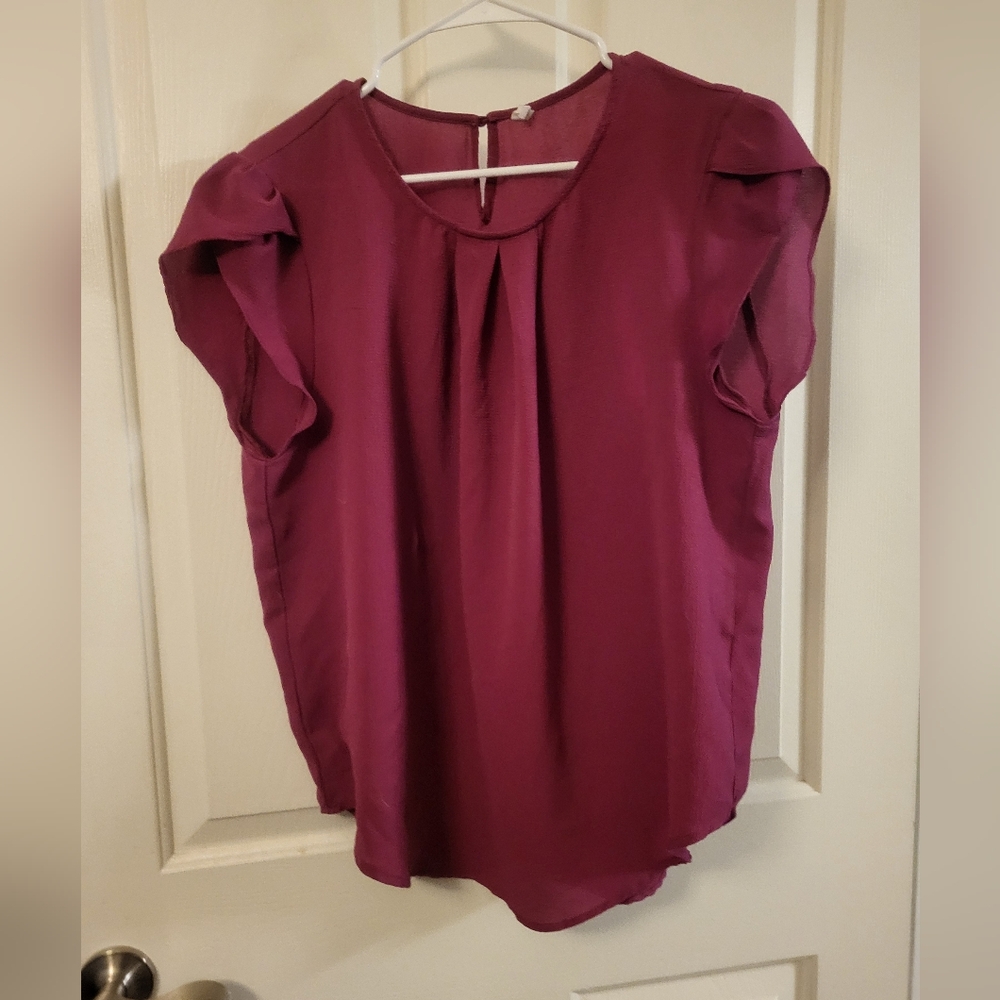 Womens plumb blouse